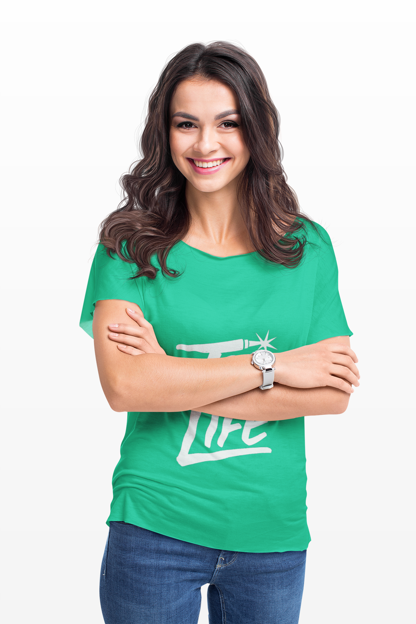 TIG Life Unisex Jersey Tee Dark Color with White text