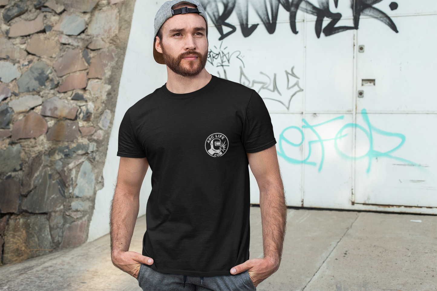 TIG Life Unisex Tee, Dark Shirt, White Print