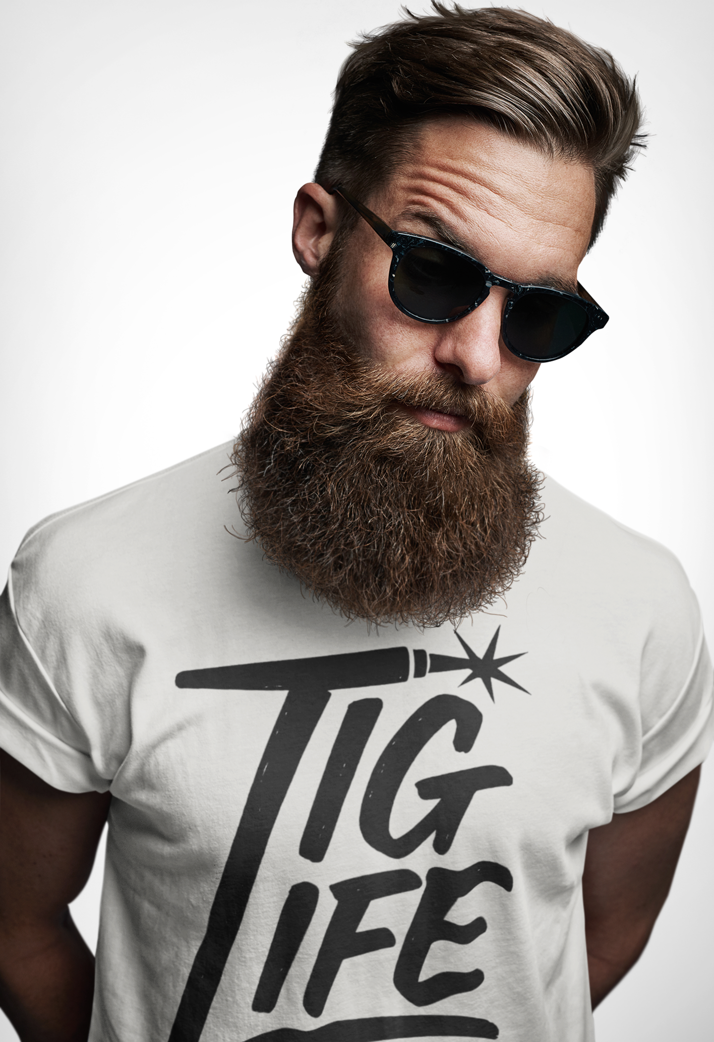 TIG Life Unisex Jersey Tee Light Color with Black text