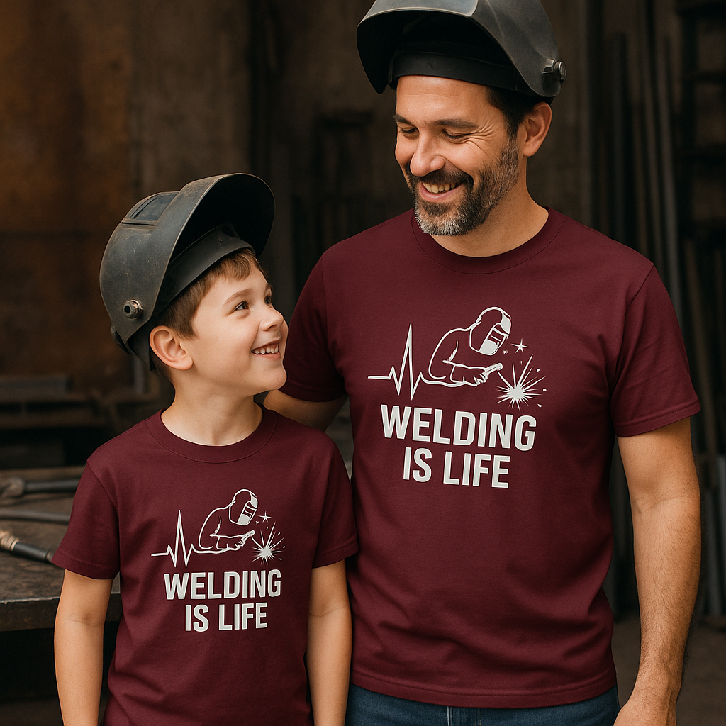Welding Is Life Kids Tee, Dark Color